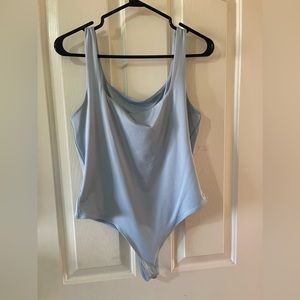 Baby blue body suit